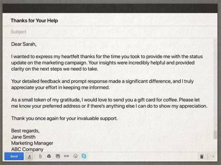 Can you end an email with thank you for your time?