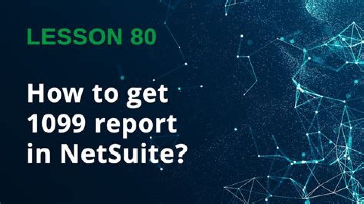 How do I pull a 1099 report from NetSuite?