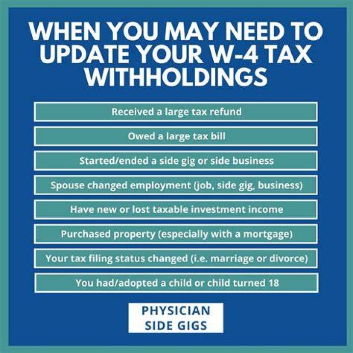 How do I update my W-4 form?