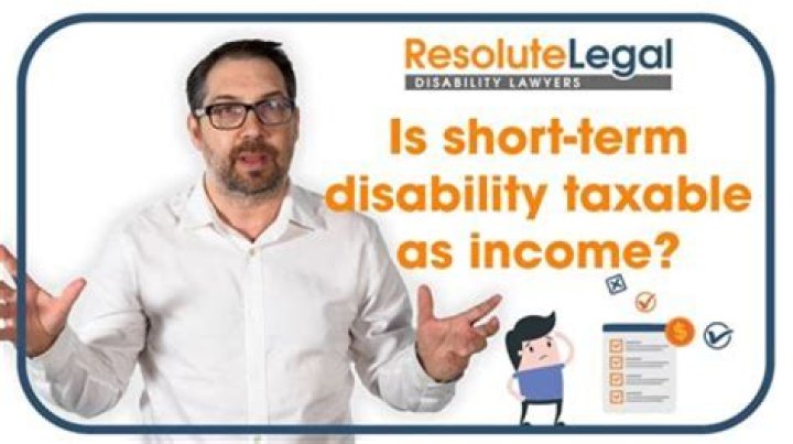 Is Prudential Short Term disability taxable?