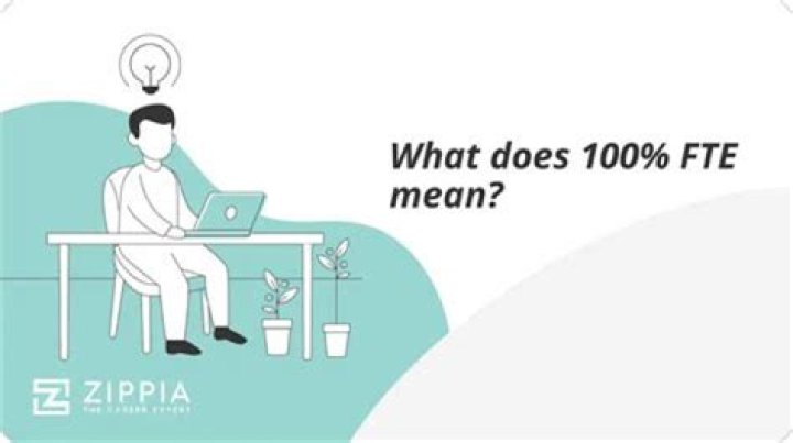 What does FTE 100% mean?